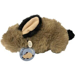 Black‎ Foot Brown Bunny Rabbit Plush Stuff Animal 10" x 4"  Plush Easter Toy